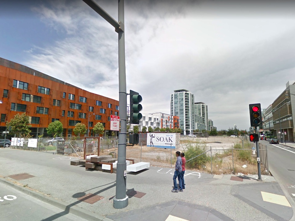 Vacant lot under construction
