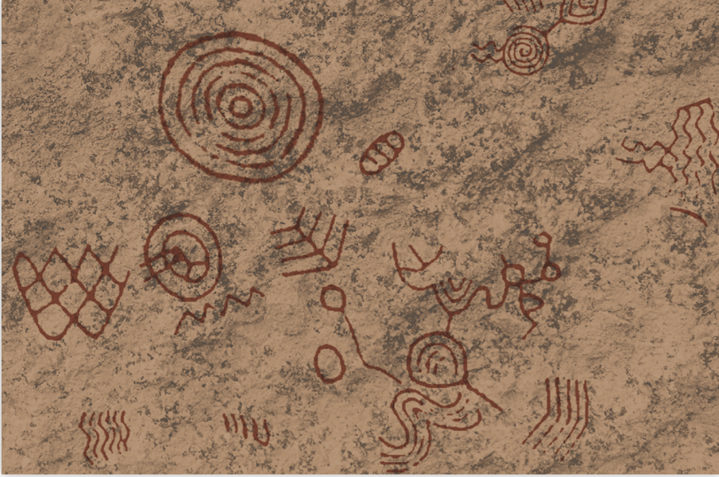 Glyph paintings